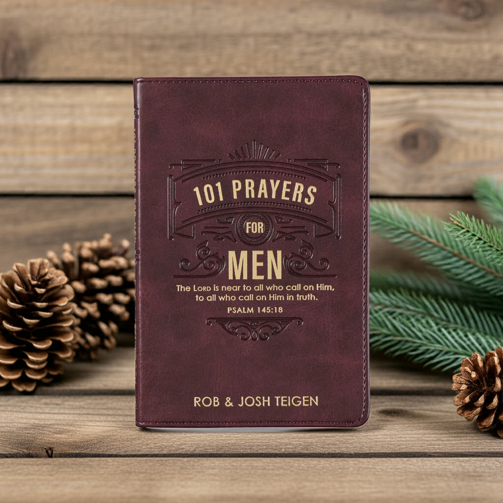 101 Prayers For Men Faux Leather